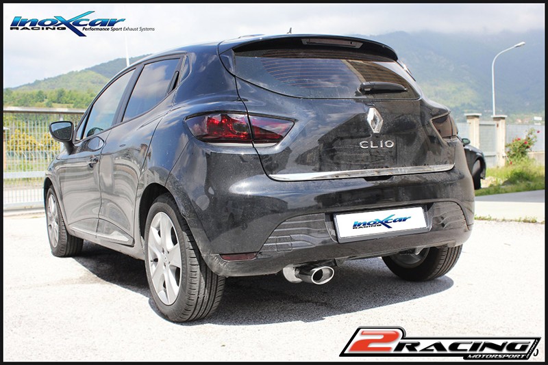 Zadní tlumič koncovkou výfuku 2 x průměru 80 Inoxcar racing RECL.41.D80