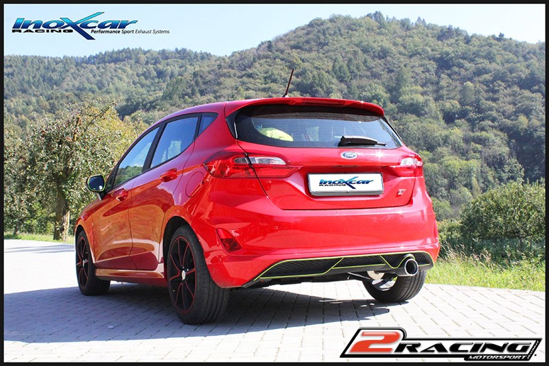 Zadní tlumič s koncovkou o průměru 102 Inoxcar racing FOFI.30.102