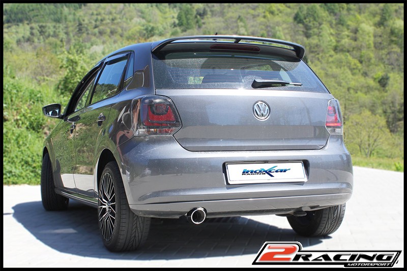 Zadní tlumič s koncovkou o průměru 80 Inoxcar racing WPO.22.80