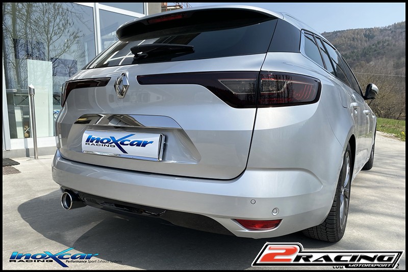 Zadní tlumič s koncovkou průměr 102 Racing Inoxcar racing RECL.27.10RA