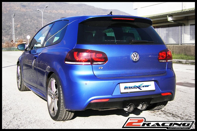 Nerezový výfuk místo katalizátoru společně smetal cat Inoxcar racing AFGTI.01CAT