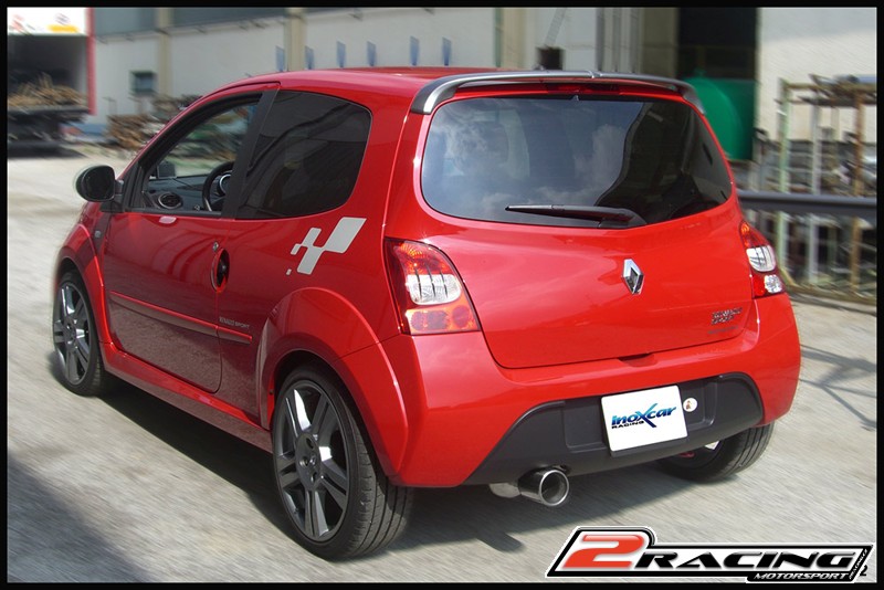 Nerezový výfuk místo katalizátoru Inoxcar racing AFTWINGO.01