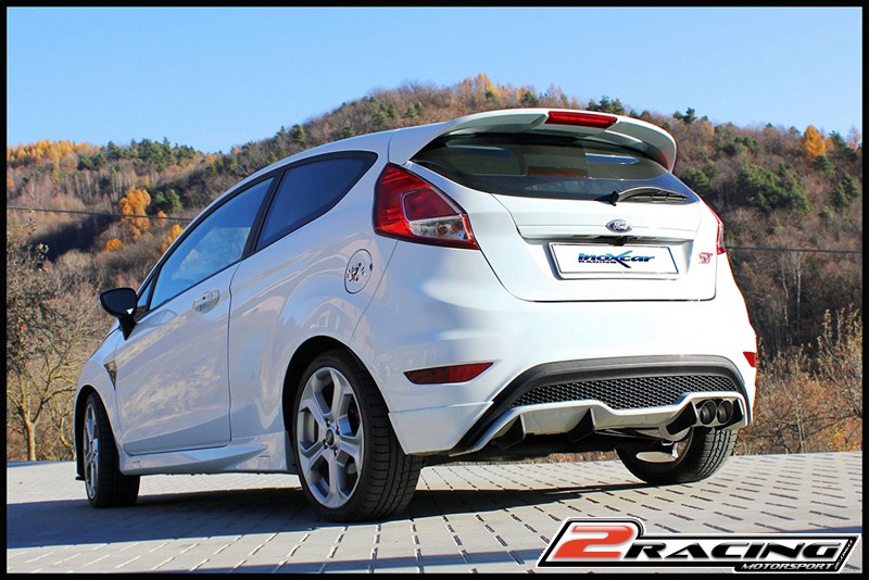 Zadní tlumič koncovkou výfuku 2 x průměru 80 Inoxcar racing FOFI.22.D80