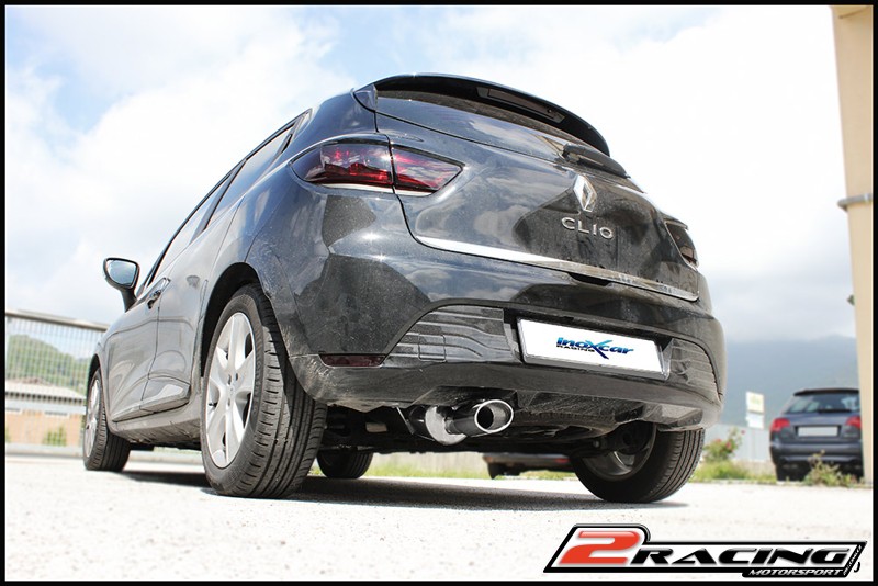 Zadní tlumič koncovkou výfuku 2 x průměru 80 Racing Inoxcar racing RECL.32.RA