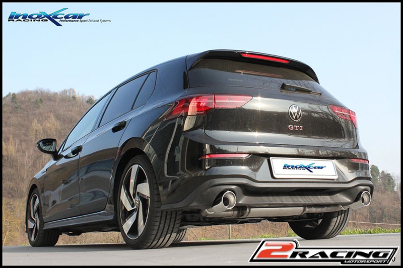 Nerezový výfuk místo katalizátoru společně smetal cat. 200 CPSI Inoxcar racing AFGTI.07CAT