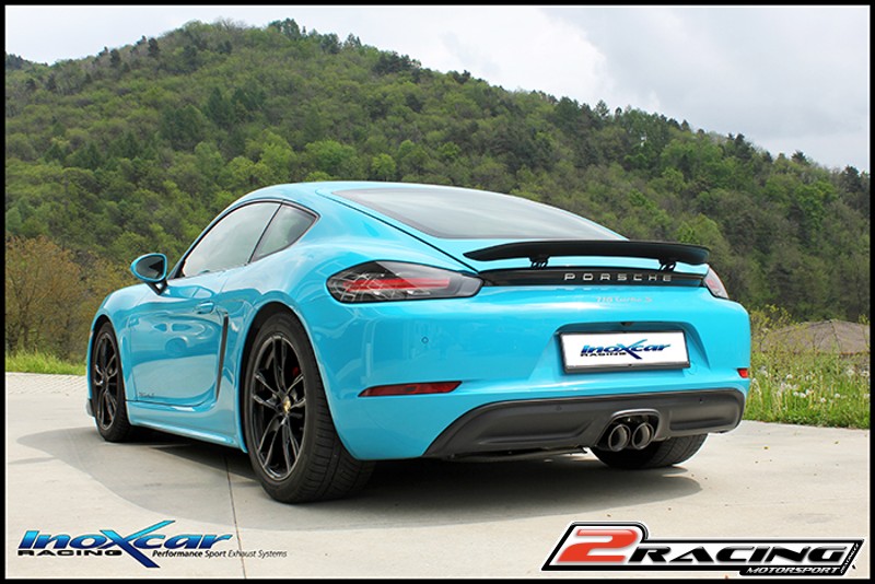 Zadní s tlumiče společně scentral koncovka 2 x 90 Racing Inoxcar racing POCAY.05.RA