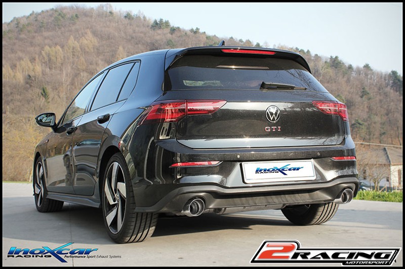 Nerezový výfuk místo katalizátoru společně smetal cat. 200 CPSI Inoxcar racing AFGTI.07CAT