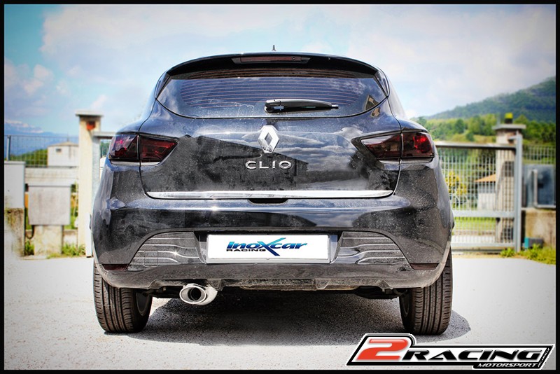 Zadní tlumič s oválnou koncovkou výfuku 120x80 mm Inoxcar racing RECL.32.120