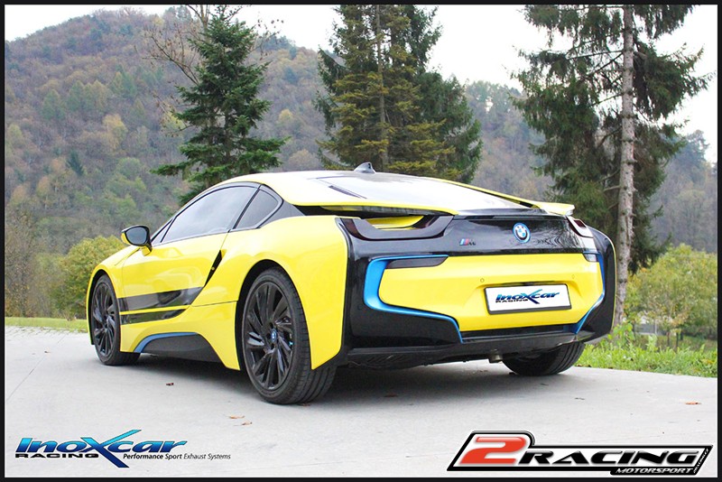 Nerezový výfuk místo katalizátoru Inoxcar racing AFBMWI8