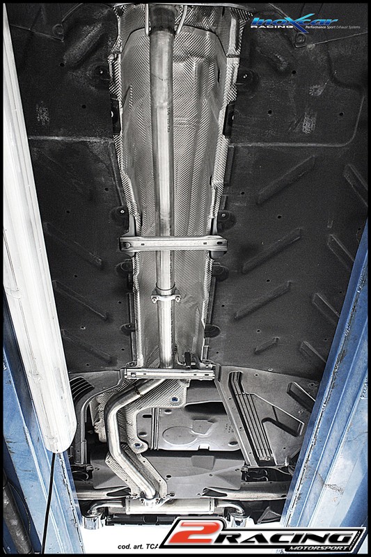 Zadní tlumič s oválnou koncovkou výfuku 120x80 mm P+L Inoxcar racing MEA.05.120