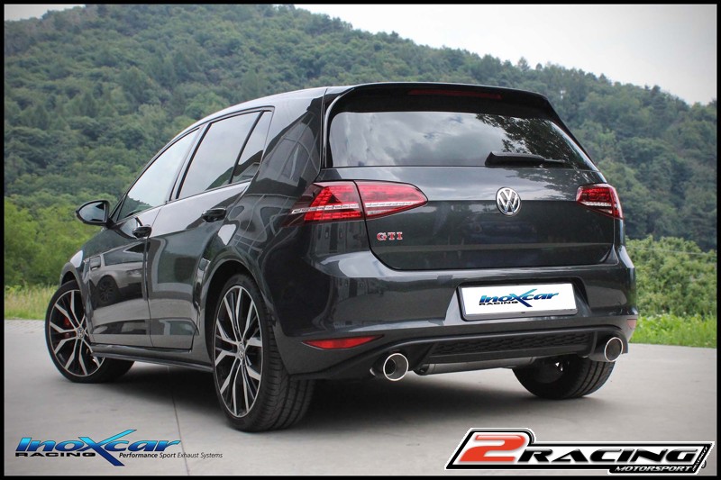 Zadní tlumič s koncovkou o průměru 100 X-RACE BLACK MATT P+L *Homologated only for the verze společně s265cv Inoxcar racing WGO.64.XR10BLACKMATT