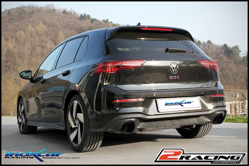Nerezový výfuk místo katalizátoru společně smetal cat. 200 CPSI Inoxcar racing AFGTI.07CAT