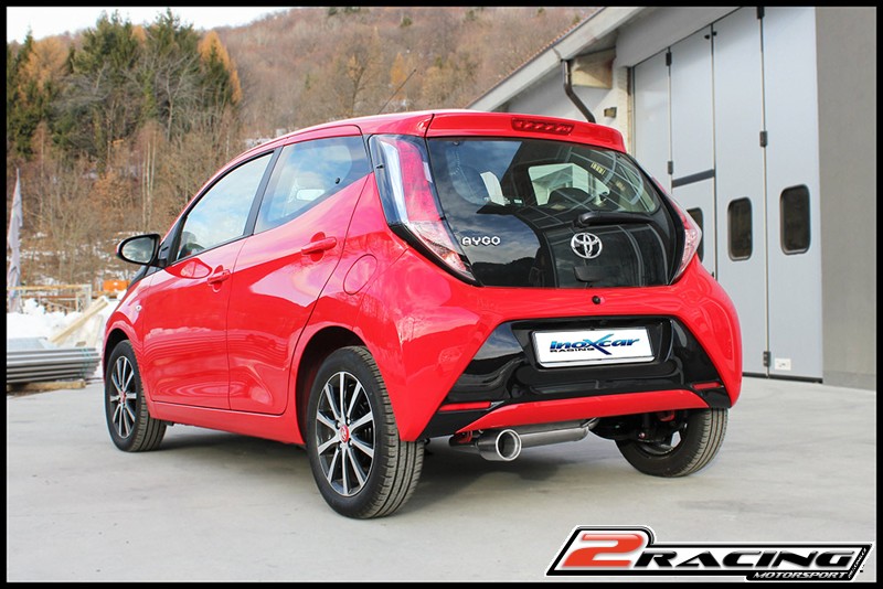 Zadní tlumič s koncovkou o průměru 102 Inoxcar racing TOAY.02.102