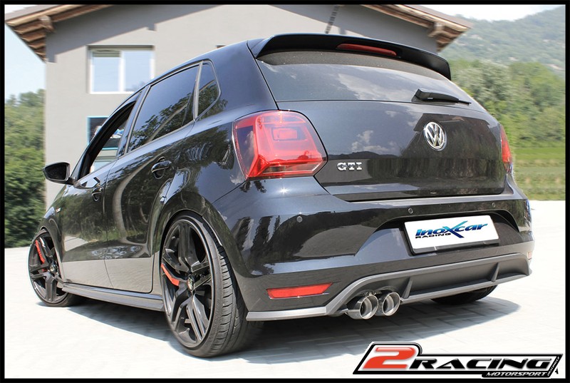 Central pipe společně ss tlumiče (For the installation on the original Zadní s tlumiče it is necessary to separately order the adapter AD.POLO.03) Inoxcar racing TCPOLS.02
