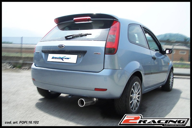 Zadní výfuk z nerezové oceli s koncovkou Oválná 120x80 mm Inoxcar racing FOFI.16.120