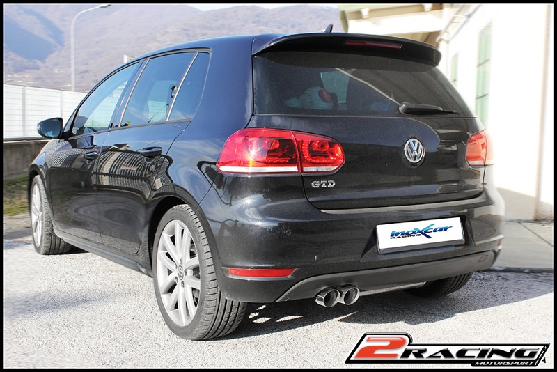 středová roura(For the installation on the original Zadní s tlumiče it is necessary to separately order the adapter AD.GOLF6.05) Inoxcar racing TCVW.02