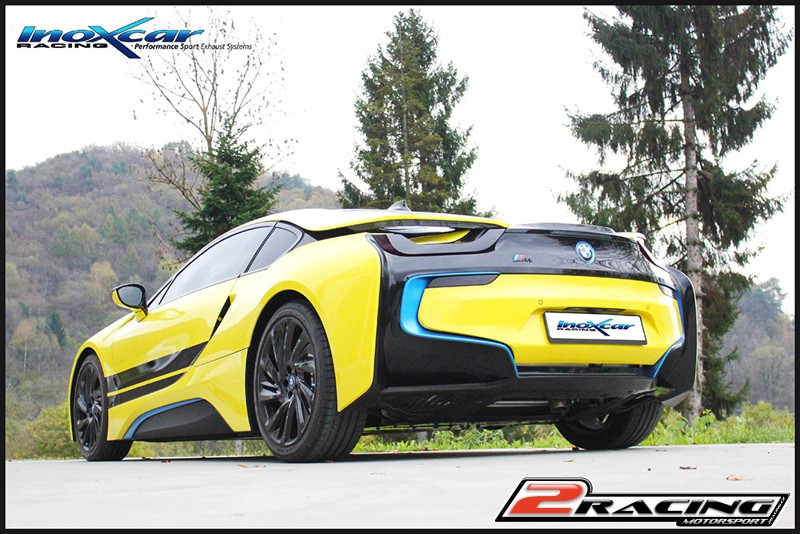 Nerezový výfuk místo katalizátoru Inoxcar racing AFBMWI8