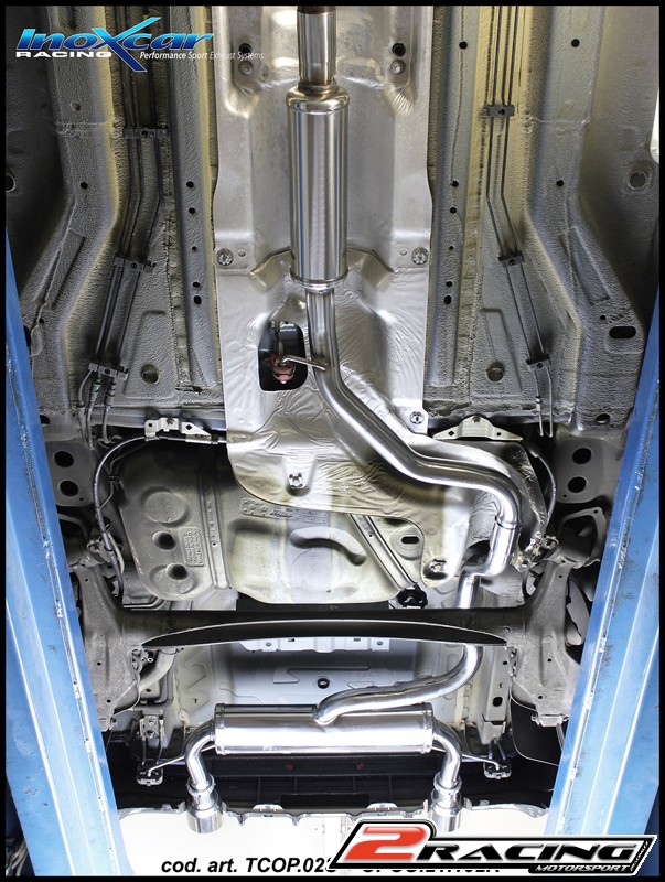 Central pipe společně ss tlumiče(For the installation on the original Zadní s tlumiče it is necessary to separately order the adapter AD.CORSA.03) Inoxcar racing TCOP.02S