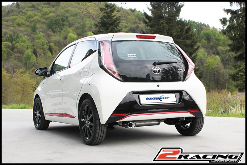 Zadní tlumič s koncovkou o průměru 102 Inoxcar racing TOAY.02.102