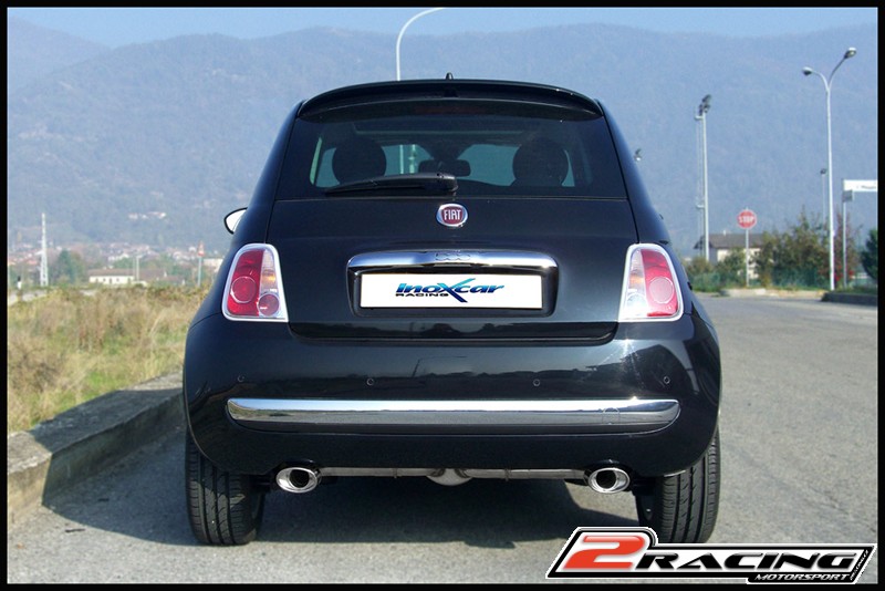 Zadní tlumič s koncovkou o průměru 102 Inoxcar racing FICQ.02.102