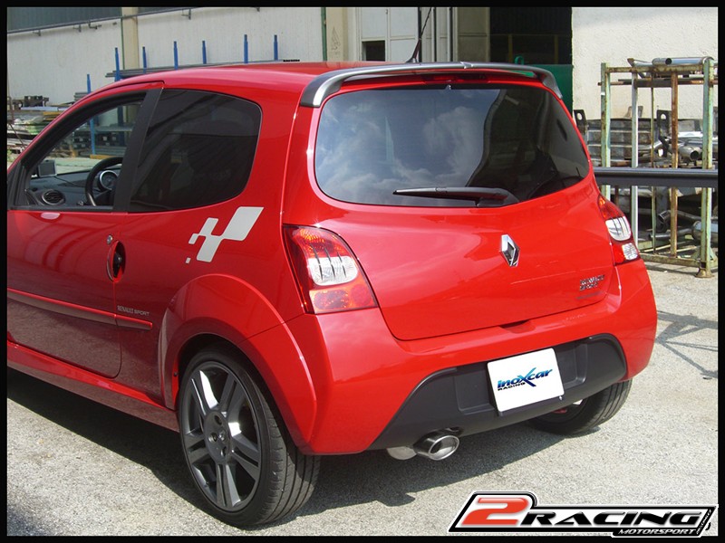Nerezový výfuk místo katalizátoru Inoxcar racing AFTWINGO.01