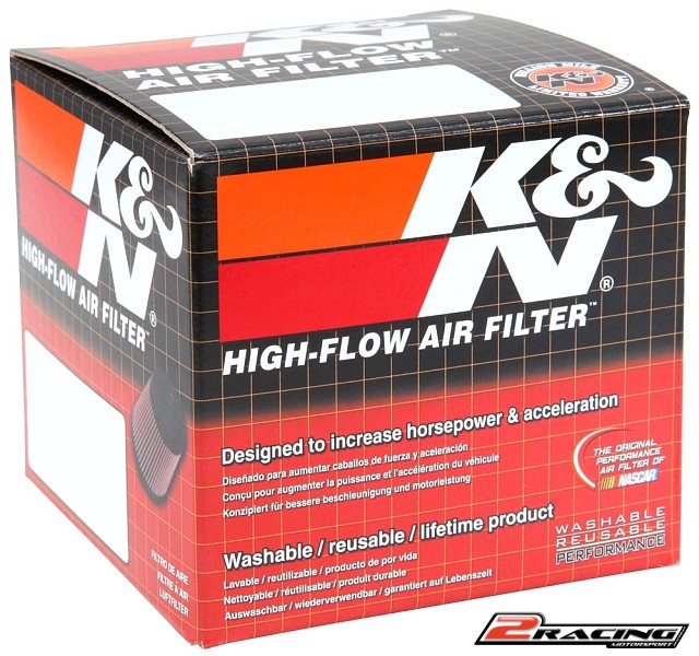 K&N univerzální sportovní filtr motokáry 52mm vstup, výška 102mm - RC-1200