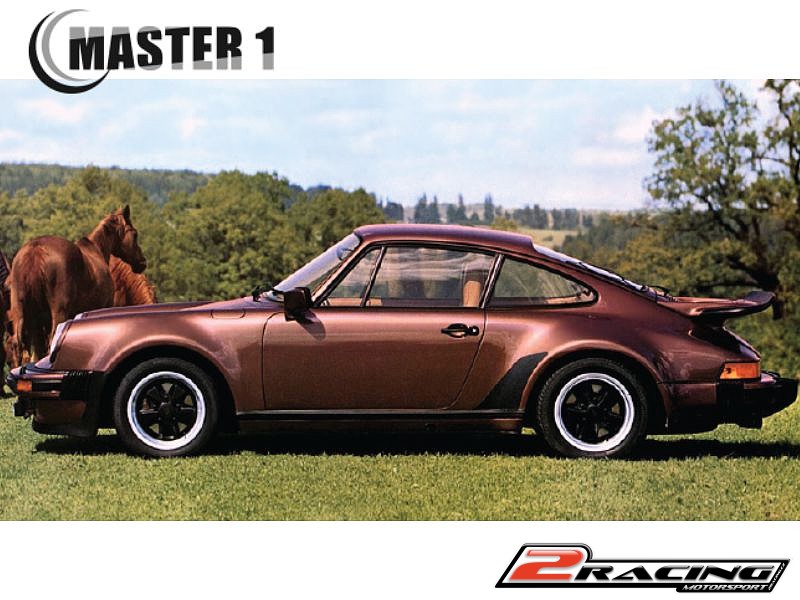 Alu disk Master 1 5.5x14" Porsche Oldtimer matný černý leštěný 101285