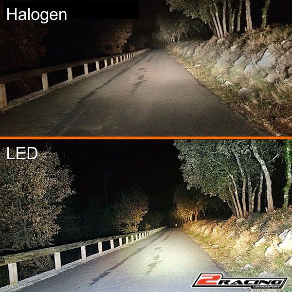 Přídavné světlomety LED 16 diod 160W zahnuté