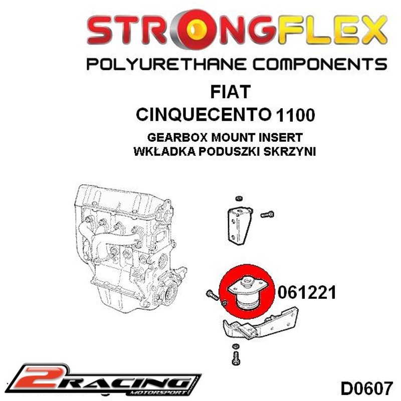 Převodovka vložka silentbloku 061221B