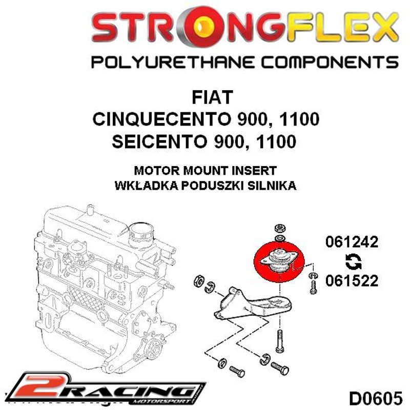 Motor vložka silentbloku 061242B