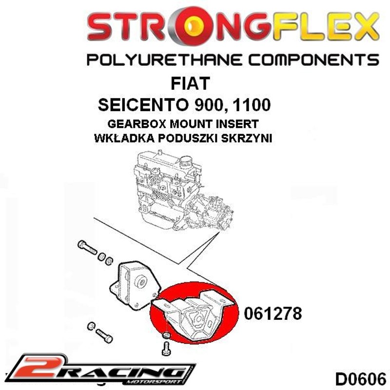 Převodovka vložka silentbloku 061278B