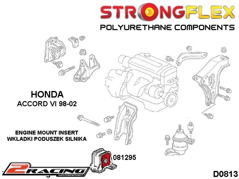 Motor přední vložka silentbloku 081295B
