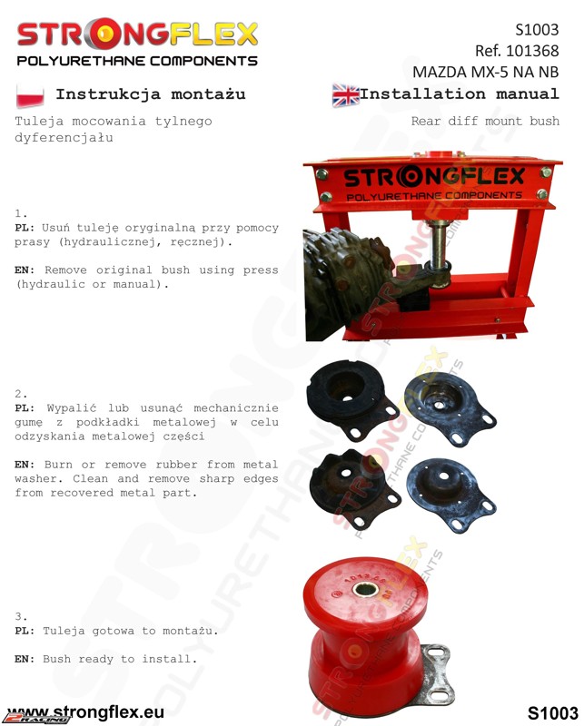 Zadní diferenciál silentblok 101368B