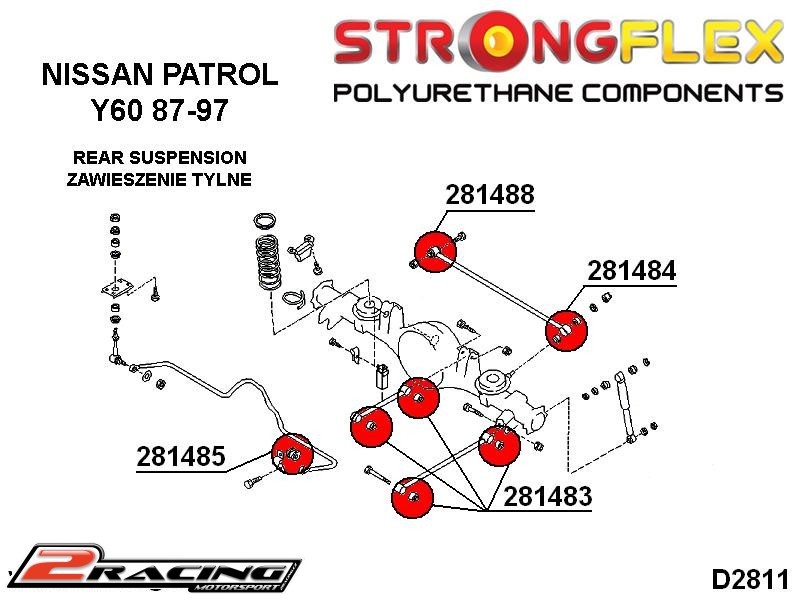 Diferenciál silentblok panhard 26mm Sport 281484A