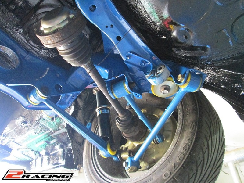 Komplet tvrdé silentbloky podvozku 216228B