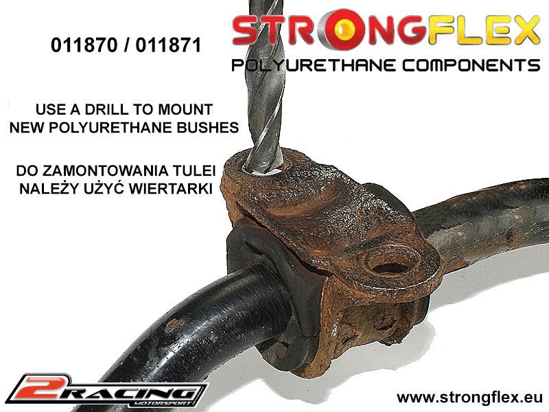 Přední stabilizátor silentblok Sport 011870A