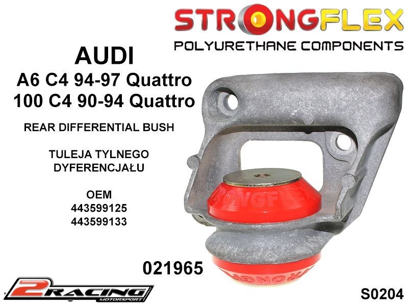 Zadní diferenciál zadní silentblok 55mm Sport 021965A