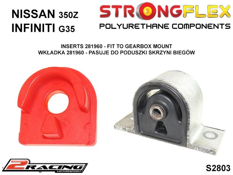 Silentblok vložka držáku převodovky Sport 281960A