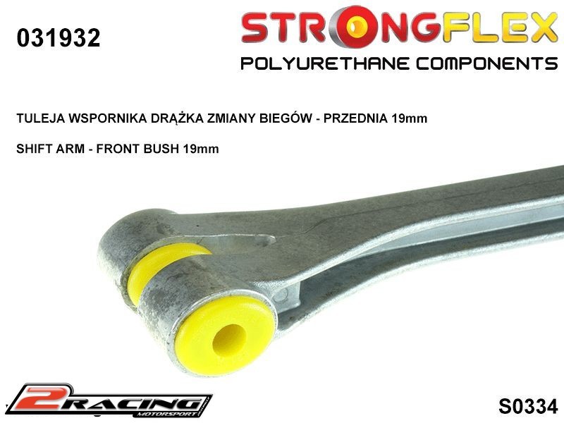 Silentblok řazení přední 19mm ovál Sport 031932A