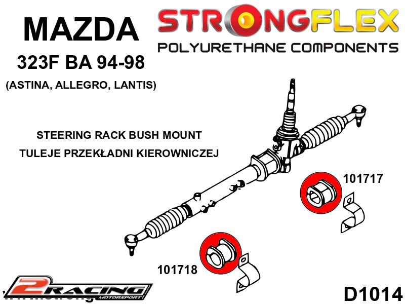 Uchycení řízení silentblok Sport 101717A