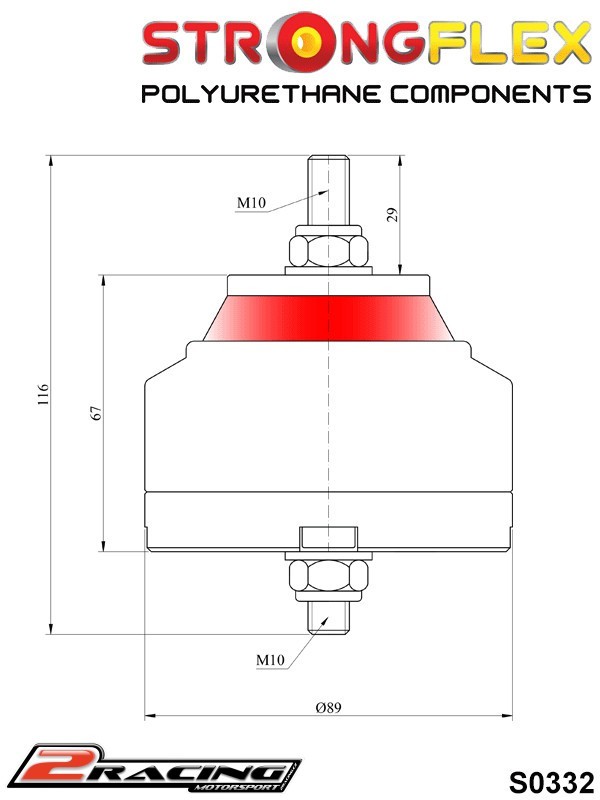 Silentblok držák motoru Swap 031760B