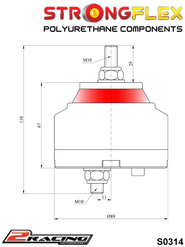 Silentblok motoru 031762B