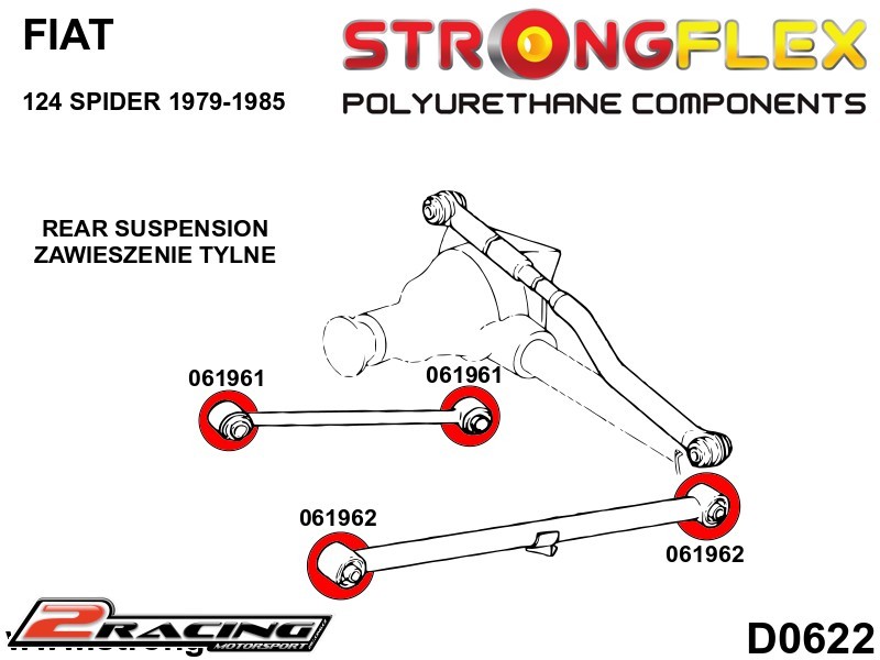 Zadní horní rameno silentblok Sport 061961A