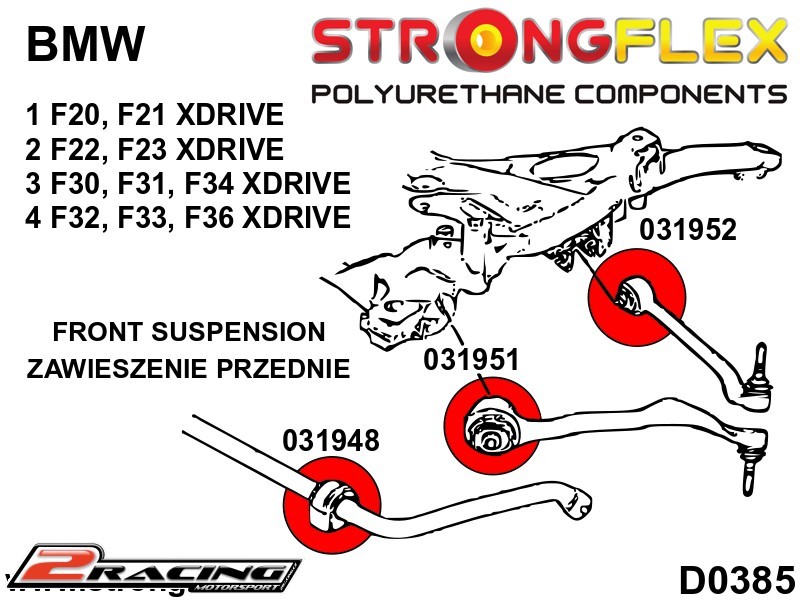 Přední rameno zadní silentblok Sport 031952A