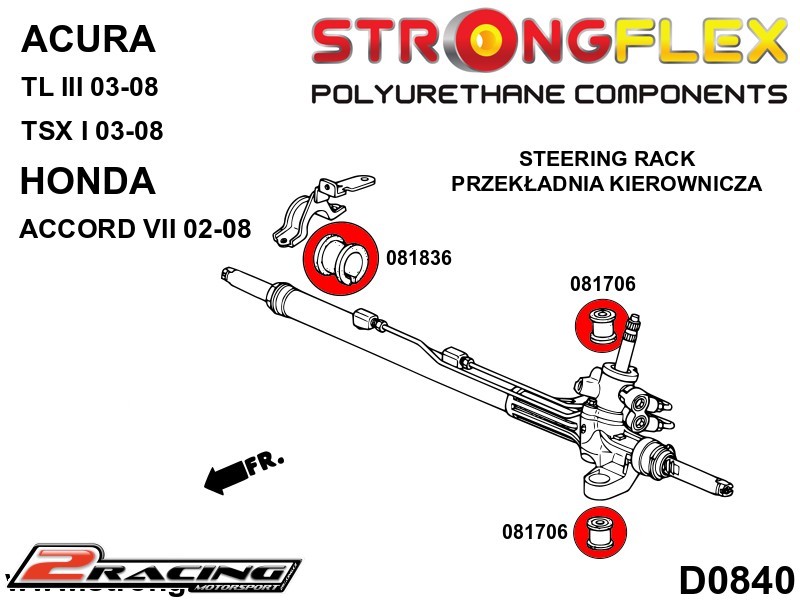 Komplet silentbloky Sport 086234A