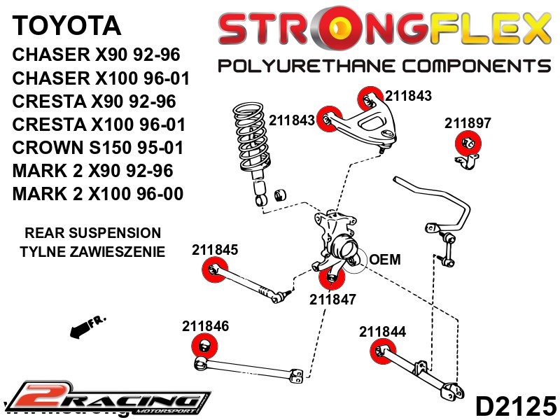 Silentblok stabilizátoru Sport 211897A