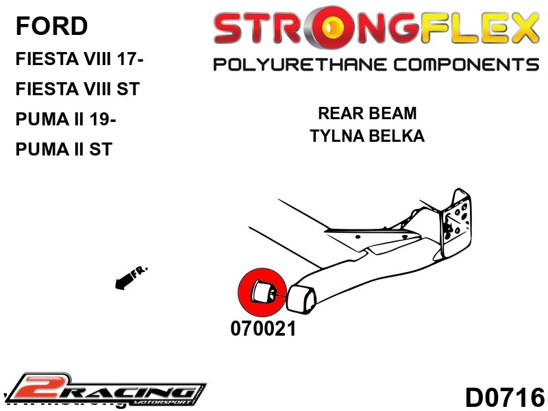 Zadní rameno silentblok Sport 070021A