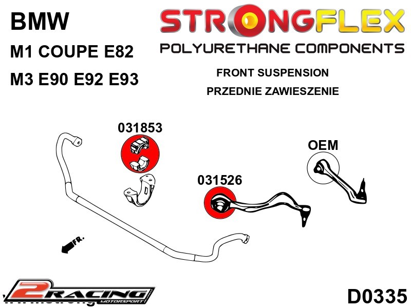 Přední rameno silentblok Sport 031526A