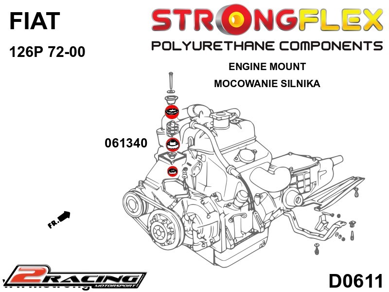 Komplet silentbloky podvozku Sport 066085A