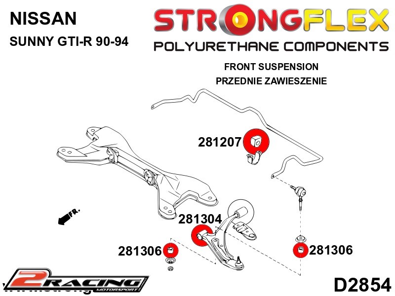 Stabilizátor multilink silentblok Sport 281306A